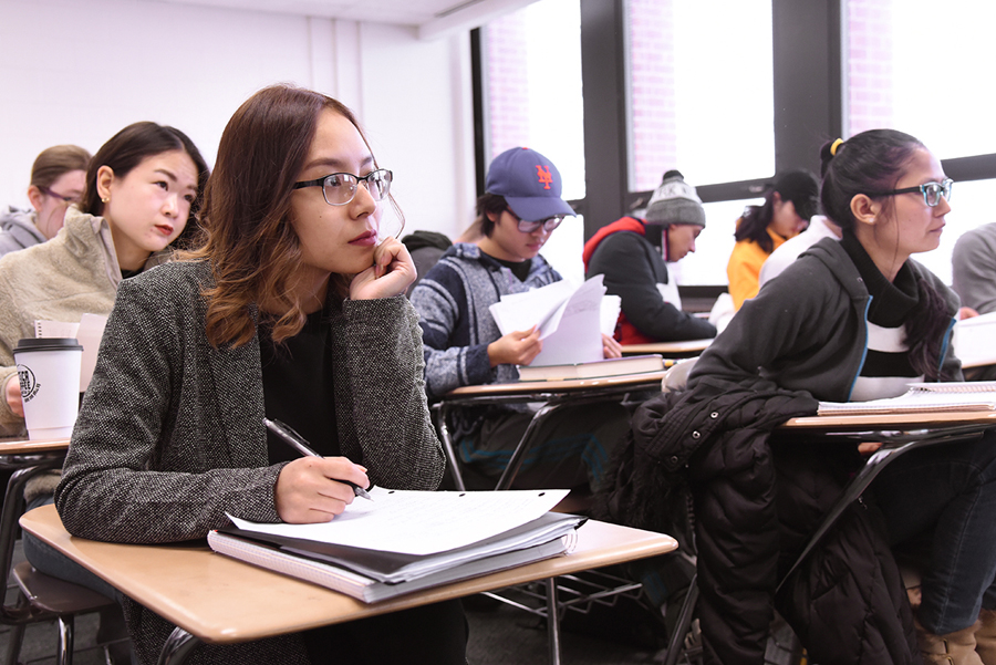 Students in classroom