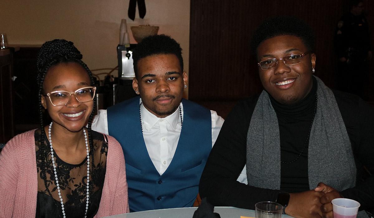 Students at Winter Ball hosted by Program Board