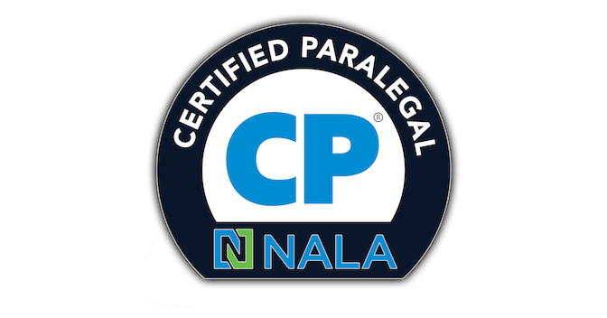 Certified Paralegal CP NALA Seal Graphic