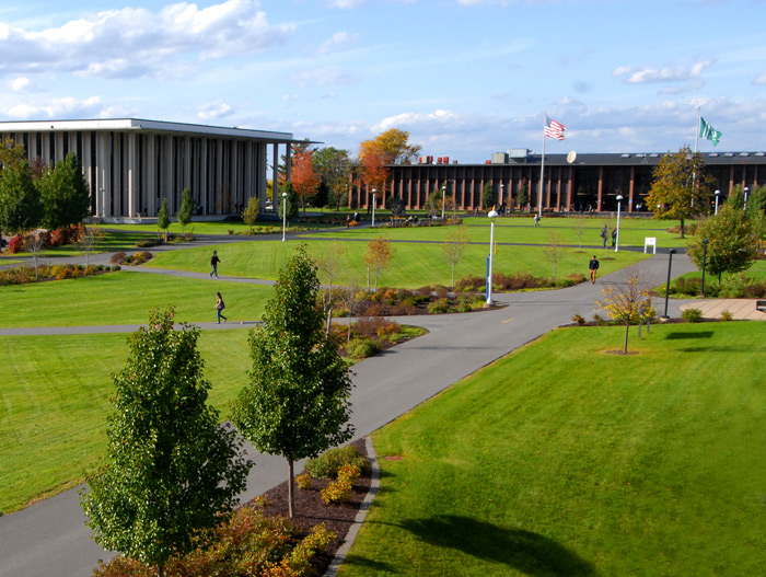 Beautiful Landscape of MVCC Utica Campus