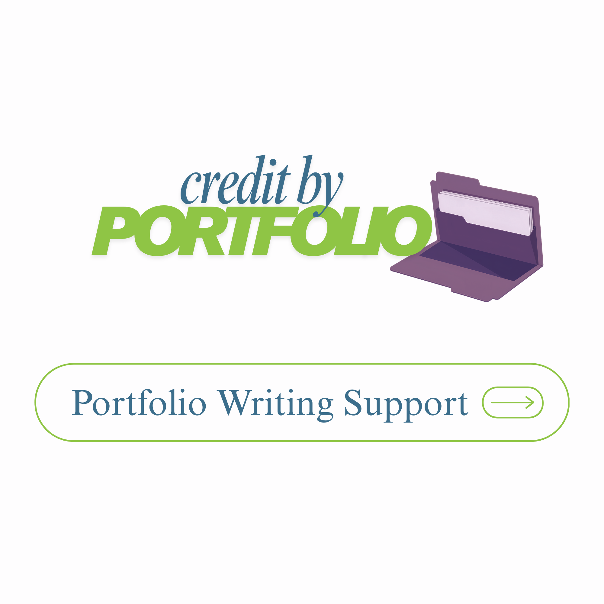 Credit by portfolio writing support Credit by portfolio writing support