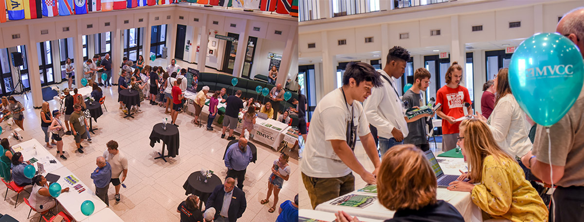 Students at the Accepted Student Day