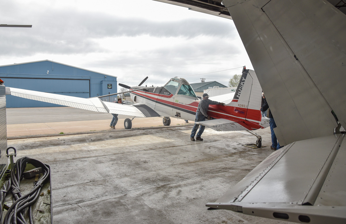 TLAE Technician working on Aircraft Parts